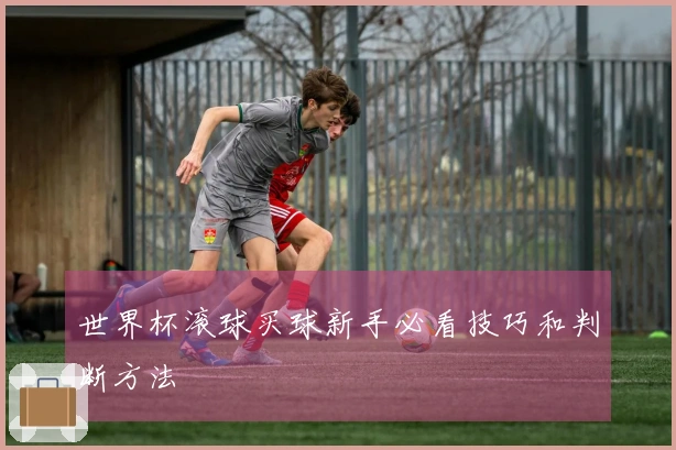 世界杯滚球买球新手必看技巧和判断方法