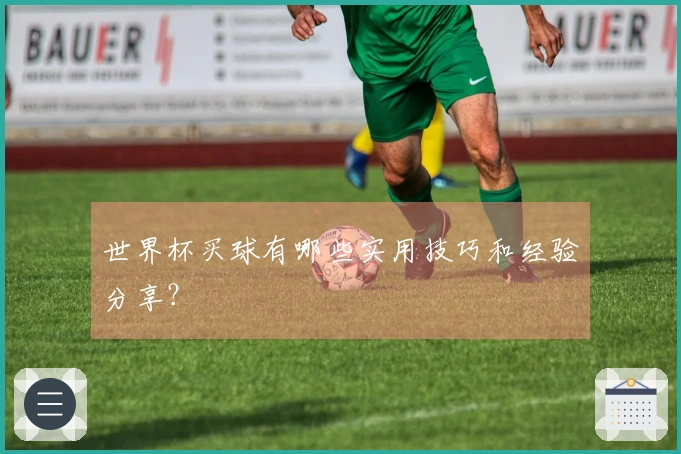 世界杯买球有哪些实用技巧和经验分享？