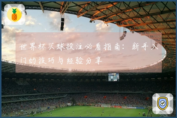 世界杯买球投注必看指南：新手入门的技巧与经验分享